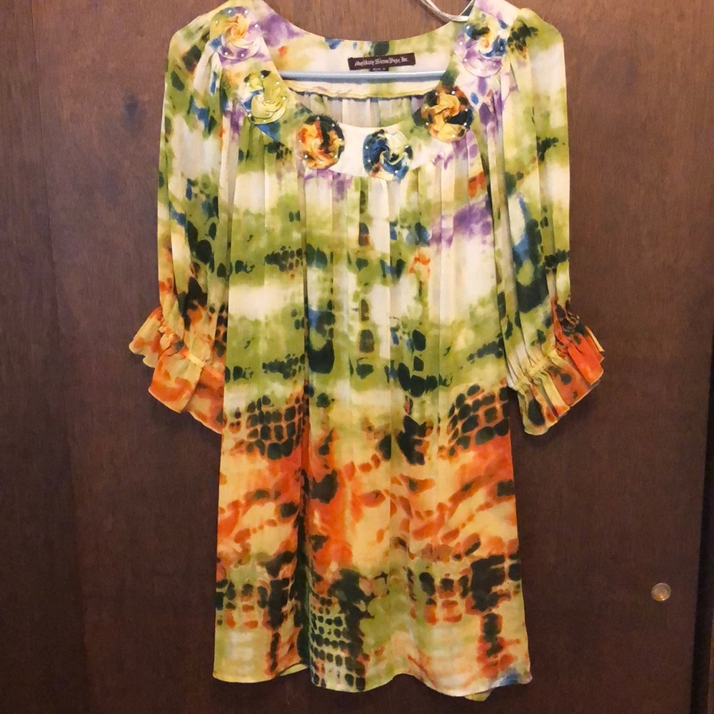 Tye dye style blouse